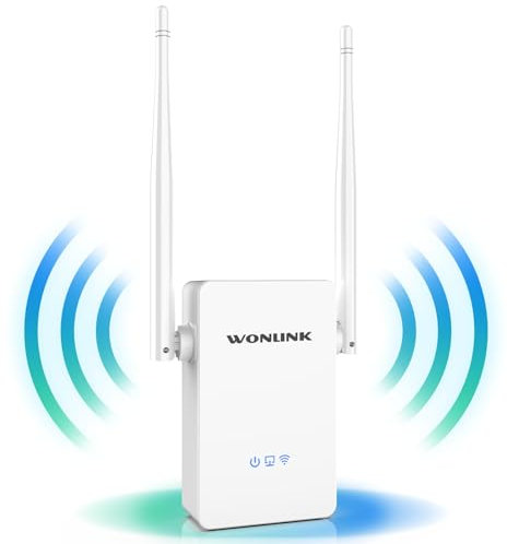 WONLINK Repetidor WiFi, Amplificador Señal WiFi con Puerto Ethernet 3402-YC3