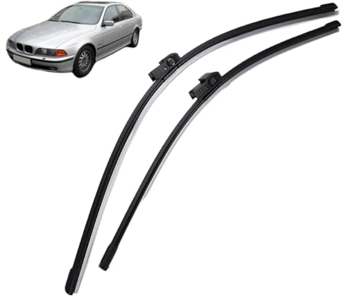 IONZS Auto Scheibenwischer Vorne für BMW 5er E39 1995–2003,26+22,Wischerarm Wischerblatt Ersatz,Wischerblätter Set für Frontscheibe
