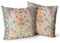 Snylcce 2er Set Frühlings Boho Kissenbezüge Dekokissen 50 x 50 Samt Soft Kissenbezug Böhmischer Retro Ethno Dekorative Kissenhülle Zierkissenbezüge für Sofa Schlafzimmer Zuhause Steinbraun