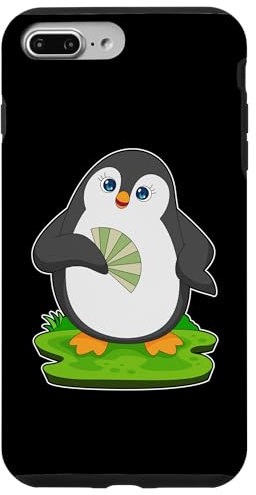 Pingouin Ventilateur à main Coque pour iPhone 7 Plus/8 Plus