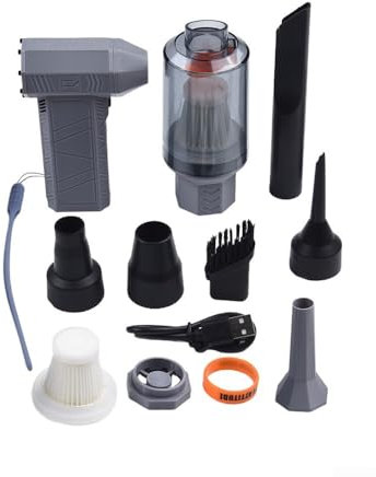 Whychstore 110.000 U/min gewaltsamer Ventilator, 15 W bürstenloser Lüfter, 15 W Schnellladung, Weiß (Host + Inflation + Staubsauger)