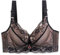 Cotton Bras for Women Non Pa𝐝ded Trim Sports Breathable Lace Plus Women's Bra Extra-Elastic Size Pa𝐝ded Non Wired Bra (Black, 36B)
