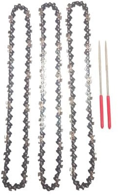 8 Inch 1/4inch Pitch .043inch 47 Drive Link Saw Blade Chainsaw Chains Bar Electric Saw Accessory Replacement Wood Cutting