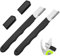 2 Pcs Garden Tool Sharpener, Multipurpose Usage Sharpening Premium Wolfram Steel Portable Pocket Knife Blade Sharpener for Pruning Shears Hatchets Scissors Sickle Fence Shears Axe(Black)