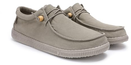 WALK IN PITAS | WP150 Washed | Mocasines de Hombre | Náuticos Casual | Zapatillas de Tela | Zapatos sin Cordones | Deportivas Casuales | Calzado de Walkinpitas