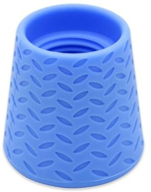 Pommeau de douche portable pour chien – Accessoire de douche en silicone pour bouteilles d'eau, voyage en plein air, camping et utilisation à la plage (bleu)