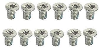 Gintai 12pcs Screws for Razer Blade 13 14 15 16 17 18 Series Chassis Laptop Base Cover Fixing for Computer Bottom Screws Replacement for PC (Silver Colour)