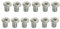 Gintai 12pcs Screws for Razer Blade 13 14 15 16 17 18 Series Chassis Laptop Base Cover Fixing for Computer Bottom Screws Replacement for PC (Silver Colour)