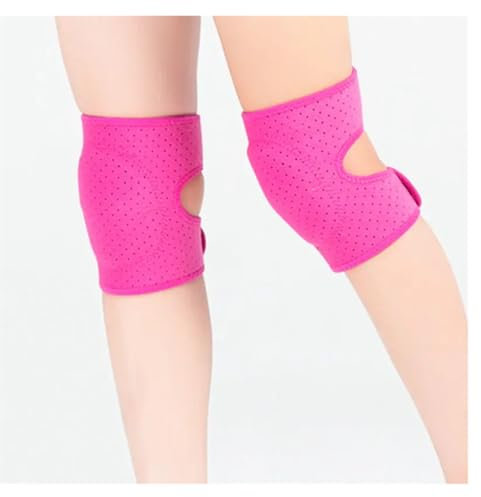 Ginocchiere 1 paio di ginocchiere da donna, danza, yoga, tennis, supporto for il ginocchio, sport, palestra, ginocchiere, allenamento for bambini, spugna imbottita, protezione for il ginocchio(Rose re