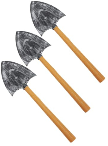OFFIGAM Accessoire de Cosplay Halloween 3 Pièces Pelle en Mousse Légère et Compacte de GNOME pour Décoration et Performance sur Scène