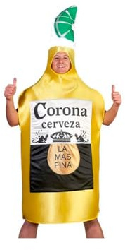 DISBACANAL Disfraz de cerveza Corona - XL