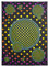 PSYWORK Schwarzlicht Stoffposter Neon | Dots Bubble Balls | 1,0 x 1,4m | UV-aktiv | fluoreszierend | Wandbehang Stoffbanner Poster Wandbild Kunstdruck Dekobild Dekoration Wandteppich