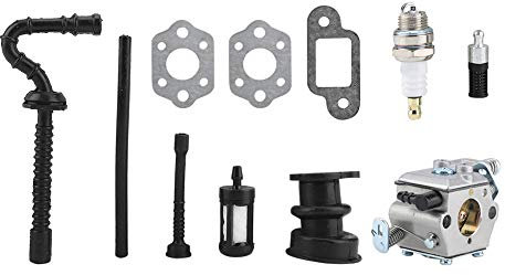 Zerodis Kit de carburador para Stihl MS210 MS230 MS250 021 023 025 Kit de reparación de carburador para Motosierra con línea de Combustible de Filtro