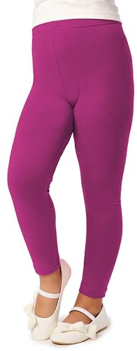 Merry Style Leggings Lunghi Bambina e Ragazza MS10-130 (Fucsia-2, 122 cm)