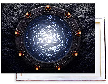 Unified Distribution Stargate SG-1-80x60 cm Kunstdruck auf Leinwand • erstklassige Druckqualität • Dekoration • Wandbild