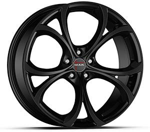 MAK LARIO LEICHTMETALLRADER GLOSS BLACK 8x18 5X110 ET 34
