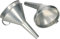 KOTARBAU® Embudo de gasolina para coche, Embudo con colador, filtro, Embudos con asa metálicos, Embudo grande, Embudo resistente al aceite, combustible y productos químicos, Embudo oblicuo de metal