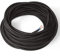 Amarcords - Cavo elettrico tessile colore NERO, tondo, seta, 20 metri, a 2 conduttori 2x0,75 - Filo rivestito in tessuto colorato vintage per lampade lampadari applique e abat jour.