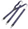 DonDon Hosenträger Herren Boho schmal 2,5 cm - Extra starke Clips für Anzug - Hosenträger Herren extra stark - Ideal für Männer oder Damen Rockabilly Suspenders