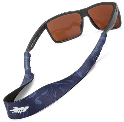 Pilotfish Floating Sunglasses Strap, Premium Lightweight Neoprene Eyewear Retainer, Perfect Size for Men & Women