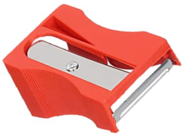 RED - Vegetable Peeler Carrot Peeler Vegetable Peeling Knife Creative Kitchen Tools Household Pencil Sharpener Plastic & Stainless Steel Peeler Fruit Peeling Tool