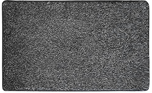 DILUMA Fußmatte Magic 45x75 cm Anthrazit - Super Saugstark, Schnelle Schmutzreinigung, rutschfest, Waschbar - Schmutzfangmatte für Indoor & Outdoor - Fußabtreter Wetterfest - Türvorleger Türmatte