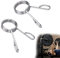 AccEncyc Spring Clip Collars 2 Inch Olympic Barbell Clamps Dumbbell Clips Weight Bar Clips for Weightlifting, Powerlifting, Strength Training (1 Pair)