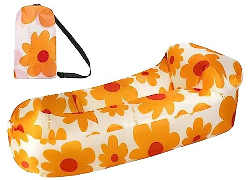 Aznever Aufblasbare Couch für Camping | Luftsofa-Stuhl, aufblasbarer Luft-Liegestuhl,wasserdichte aufblasbare Luftliege für den Bootspark-Swimmingpool-