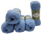 5 x 100 Gramm Ilkadim Export Alpaka Royal Strickwolle, 500 Gramm Strickgarn einfarbig mit 15% Alpakawolle (blau 356)