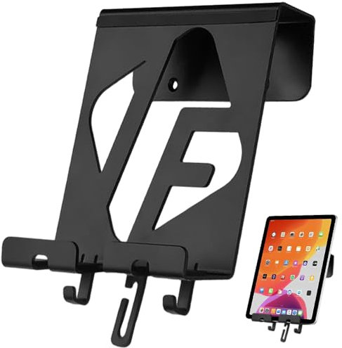IFCASE Supporto universale da parete in alluminio per iPad Air/Mini/Pro, Galaxy Tab, tablet Android, telefoni cellulari, eReader (nero)