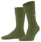 Burlington Herren Socken Dover M So Wolle einfarbig 1 Paar, Grün Cactus 7684, 40-46