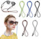 MEGAVOW 5 Stück Brillenband Schwimmfähig, Brillenkette Damen Herren, Einstellbarer Brillenbänder Brillenband Sport Brillen Kette Brillenschnur für Lesebrille Sonnenbrille Schutzbrille