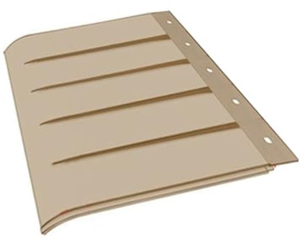 Tettoia per Esterno Invisibile Pensilina Copriporta in policarbonato Montaggio in piano sotto grondaia Parapioggia Protezione Uv Tendalino Finestra Tettoia Riparatore (40 x 140 cm,Teal)