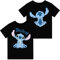 Disney Camiseta Mujer | Camisetas Mujer Manga Corta | Negro XS