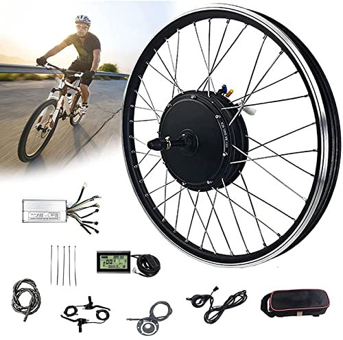 Elektronischer Fahrrad-Umrüstsatz 16/20/24/26/27,5/28/29/700C Vorderradnabenmotor, bürstenloser Motorsatz zur Steuerung, ohne Lithiun-ION-Batterie
