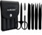 GEMERRY Pince a Epiler Professionnell, Pince a Epiler Kit pour Sourcils de Precision- Ensemble de 6 Pincettes Acier Inoxydable pour Enlèvement des points noirs, poils Incarnés, Les Cils
