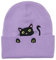 YAMEIZE Katzen Mütze Strickmützen für Damen - Herren Cat Mütze Katze Strickmütze Winter Schädelmütze Warme Mütze Outdoor