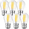 BRIMAX G45 B22 LED Bulb Warm White 2700K,6W Bayonet Light Bulbs 60w Equivalent,G45 Golf Ball Dimmable Light Bulb for Ceiling Lights,Energy Saving Light Bulbs,220-240V,6-Pack