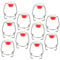 Ciieeo 10pcs Swing Top Bottle Caps with Silicone Gaskets: Leakproof Replacement Lids for Beer, Vinegar, Oil, Syrup Glass Bottles Airtight Closures for Home Brewing