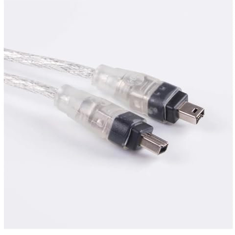 ROBAUN 4P 4 pines a 4 pines 1394 puertos for cable adaptador 4 pines a cable Firewire DV/DCR Cable de 5 pies