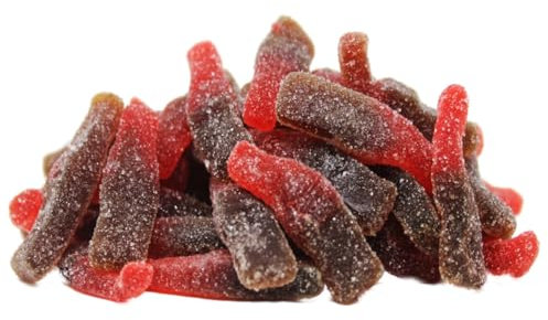 Fruchtgummi Kirsch Cola Flaschen süss gezuckerter im Geschmack 300g