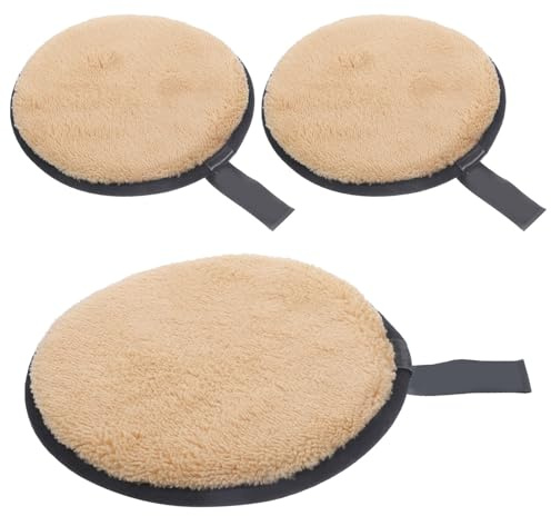 DEARMAMY 3 Stück Make Up Doppelseitige Gesichtsreinigungspads für Sanftes Entfernen von Make Up für Vielseitig Einsetzbar Zufällige Farben Zufällige Farbe