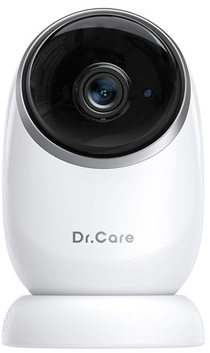 Dr.Care Add-on Babykamera NovaView/VAVA Babyphone, Nachtsicht, Echtzeit/VOX, 2X/4X Zoom, Schwenken und Neigen, 305 m
