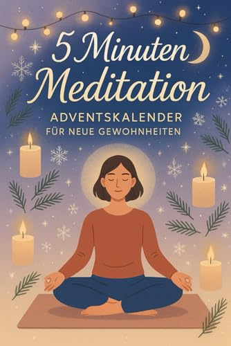 5 Minuten Meditation – Adventskalender für neue Gewohnheiten: Einfach, Sanft, Wohltuend – Perfekt für Einsteiger