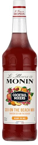 MONIN Le Mixeur Sex on the Beach Cocktail Mix 1 l | Fruchtiges Fertigmix-Konzentrat mit Pfirsich, Orange & Cranberry für Bar-Qualität, ideal für Cocktails & Mocktails