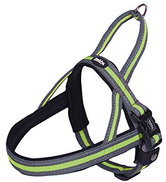 Nobby Norwegergeschirr Variado, neon gelb B: 20/25mm, L: 36cm + 38-50 cm, 1 Stück