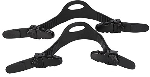 Dilwe Fins Straps, Verstellbare Flossenband Flossen Strap mit Schnellverschluss Schnallen Ersatzband für das Tauchen (M)