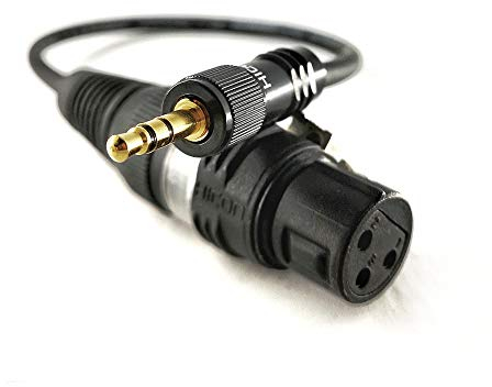 Cable adaptador de audio 3m mini-jack 3.5mm a XLR conector hembra para micrófonos en cámaras - SC-AK600-MF-0300