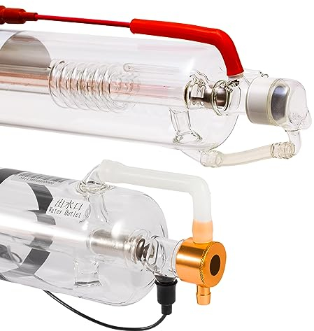 Cloudray CO2 Laser Tube Laserröhre 35W 40W 45W CO2 Glasröhre 720mm Länge & 50mm DM für CO2 Lasergravierer & Schneidmaschinen