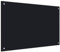 vidaXL Paraschizzi per Cucina Paraspruzzi Fornelli Resistente al Calore Pannello Splashback Parete Nero 90x60 cm in Vetro Temperato